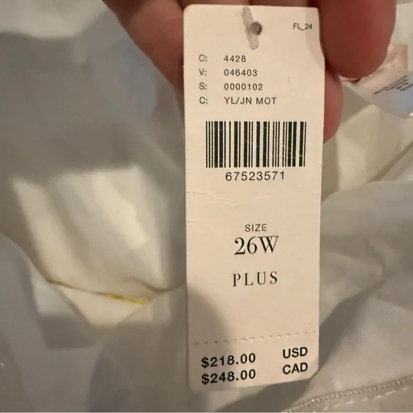 Anthropologie Hutch Color block Strapless Bow Dress NWT Yellow White - Picture 6 of 9